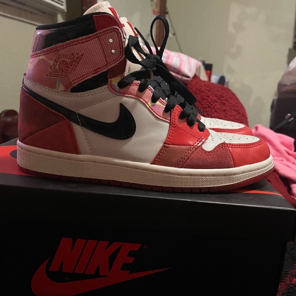 Air Jordan “Next Chapter” Spiderman movie women 8 men/kid size 6.5